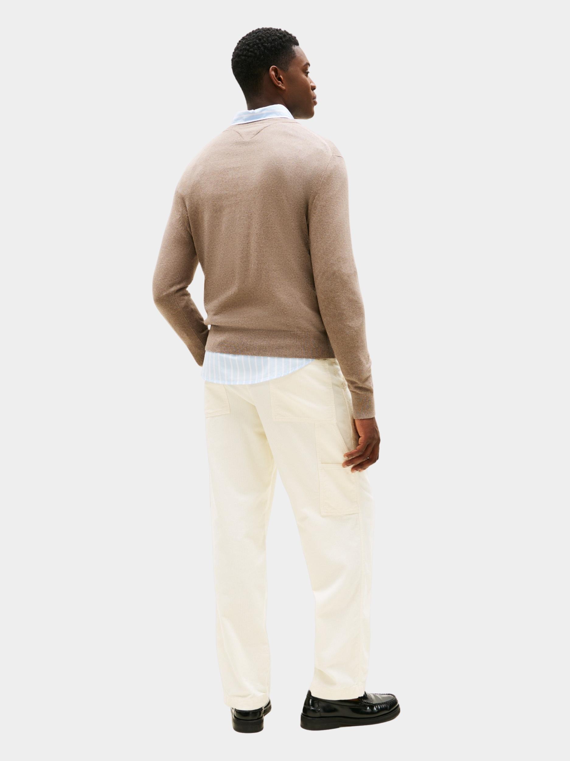 Tommy Hilfiger Pullover Beige PIMA ORG CTN CASHMERE CREW NE MW0MW28046/HI3