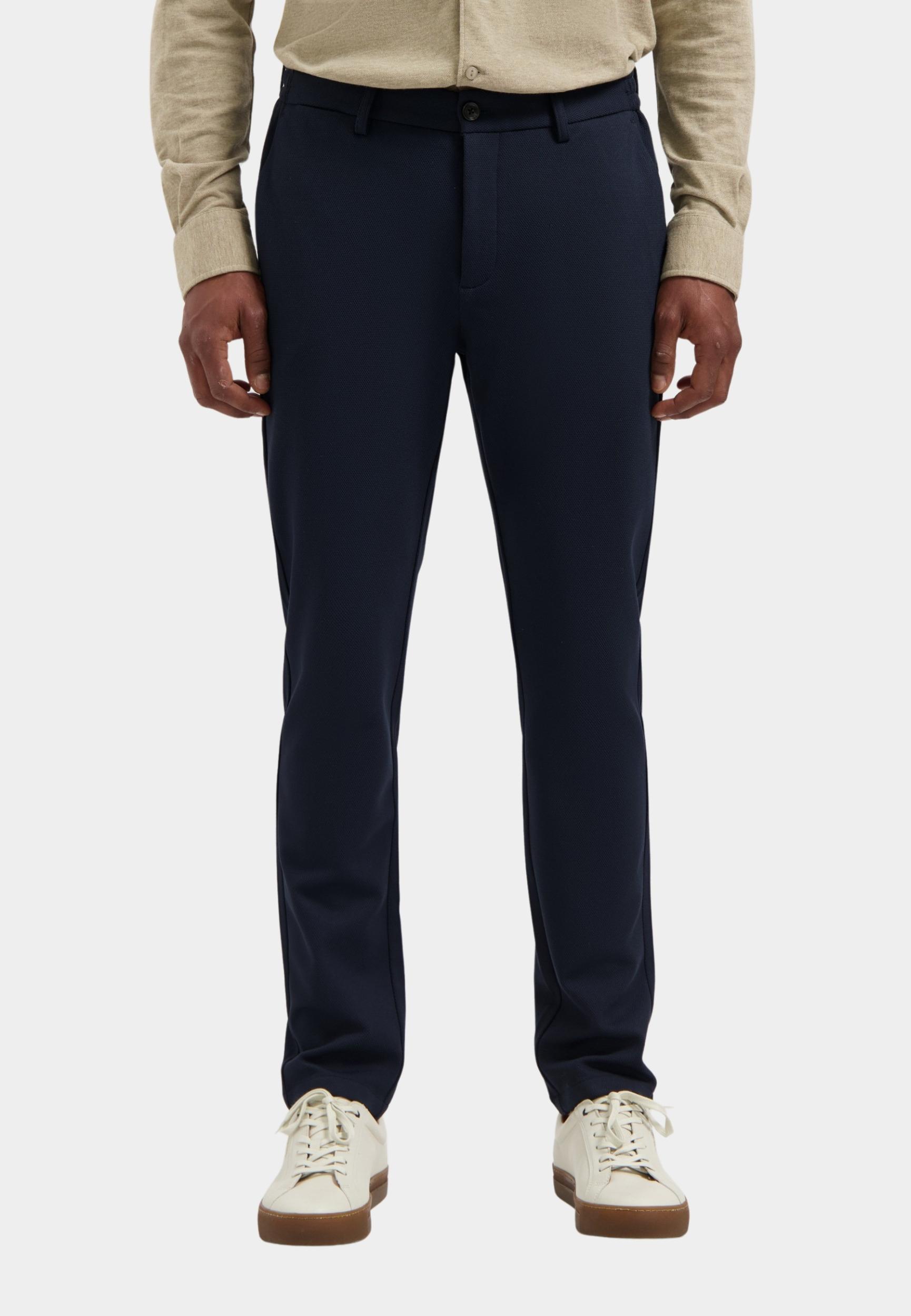 Dstrezzed Chino Blauw DS_Lancaster Pique Chino 501850-AW25/649 Dstrezzed Chino Blauw DS_Lancaster Pique Chino 501850-AW25/649