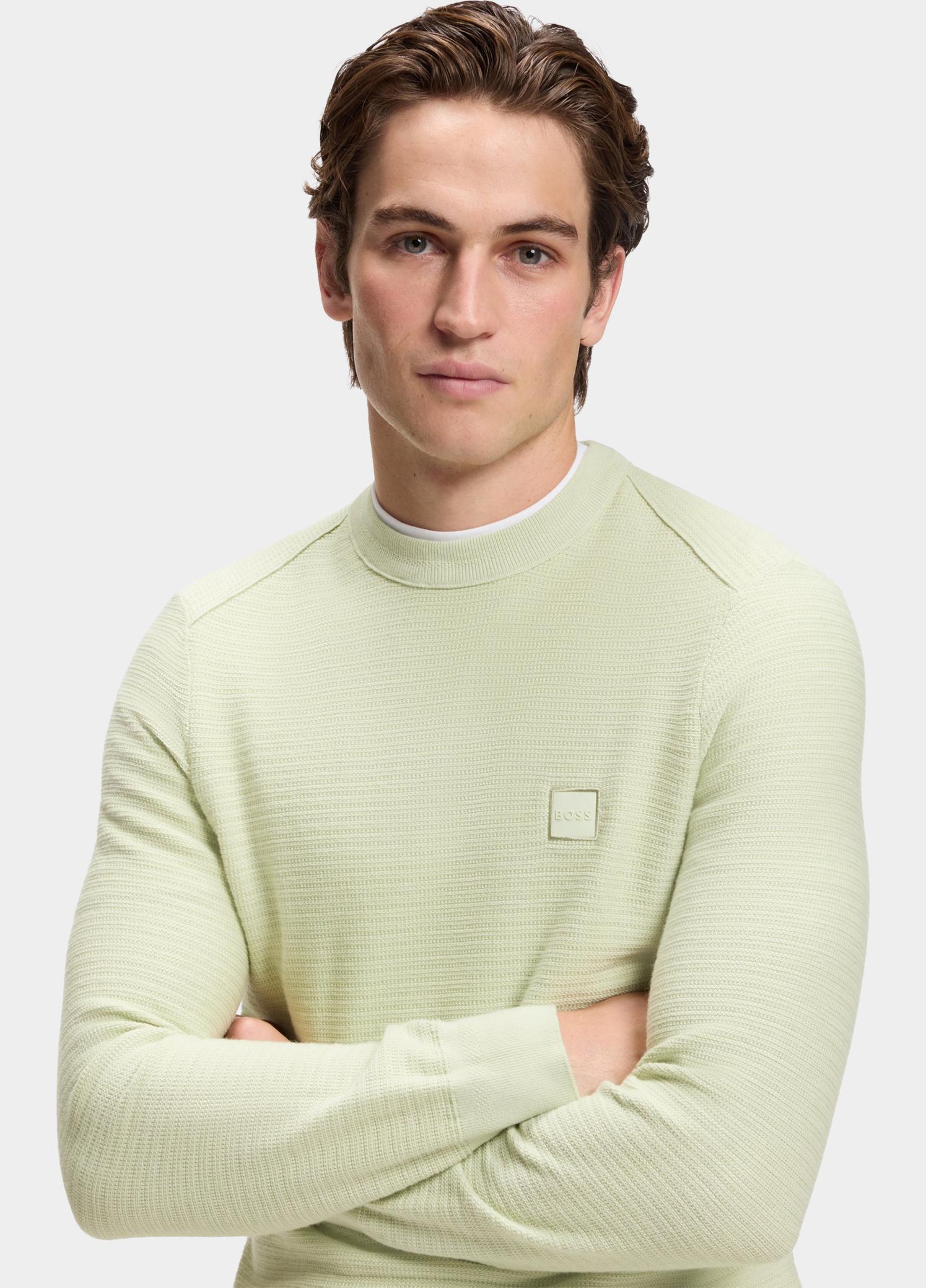 BOSS Orange Pullover Groen Anion_S 10265864 01 50527584/384