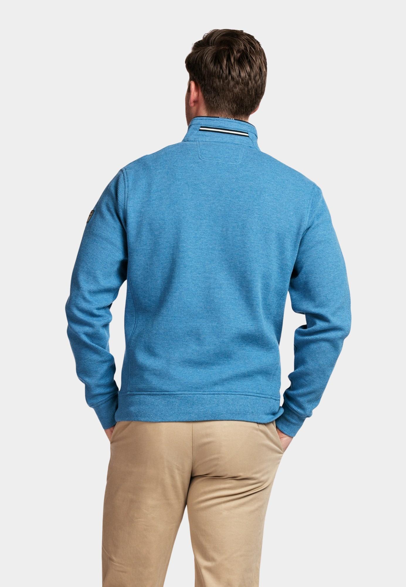 Baileys Half Zip Blauw Sweatshirt 1/2 zip  all over 413141/635