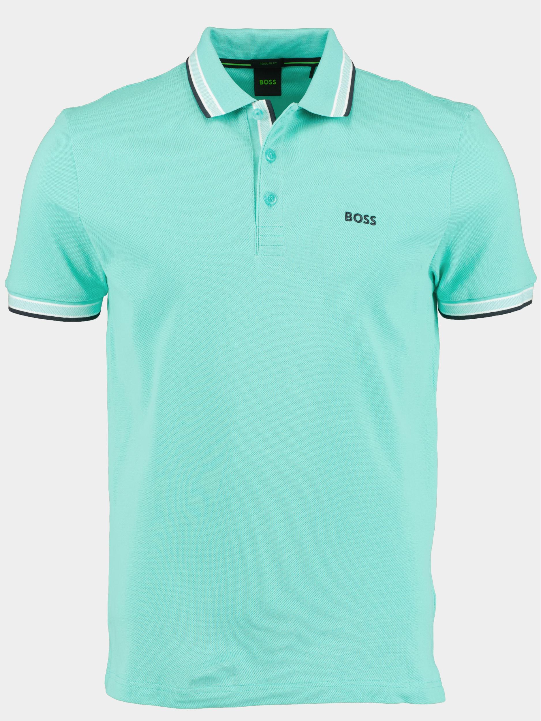 BOSS Green Polo korte mouw Groen Paddy 10241663 01 50468983/340