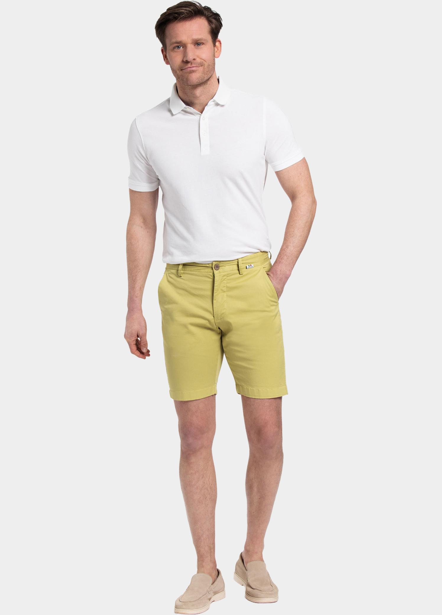 Giordano Korte Broek heren Groen Porter Short (elastic in wais 411117/74