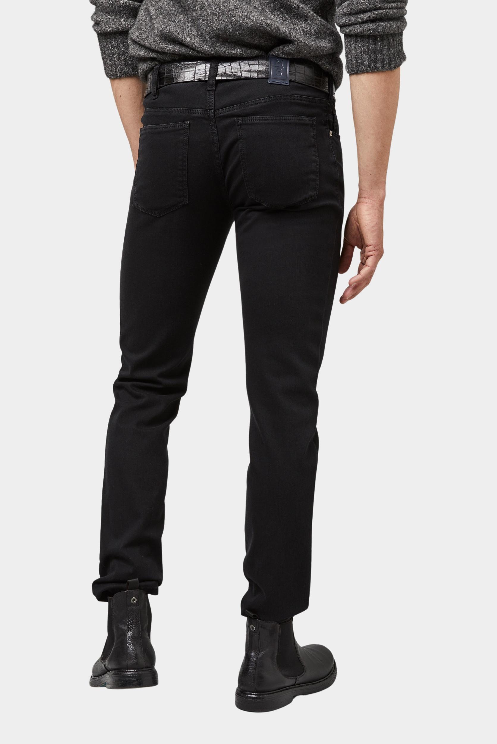 Meyer Flatfront Jeans Zwart Slim Art.9-6206 3619620600/09