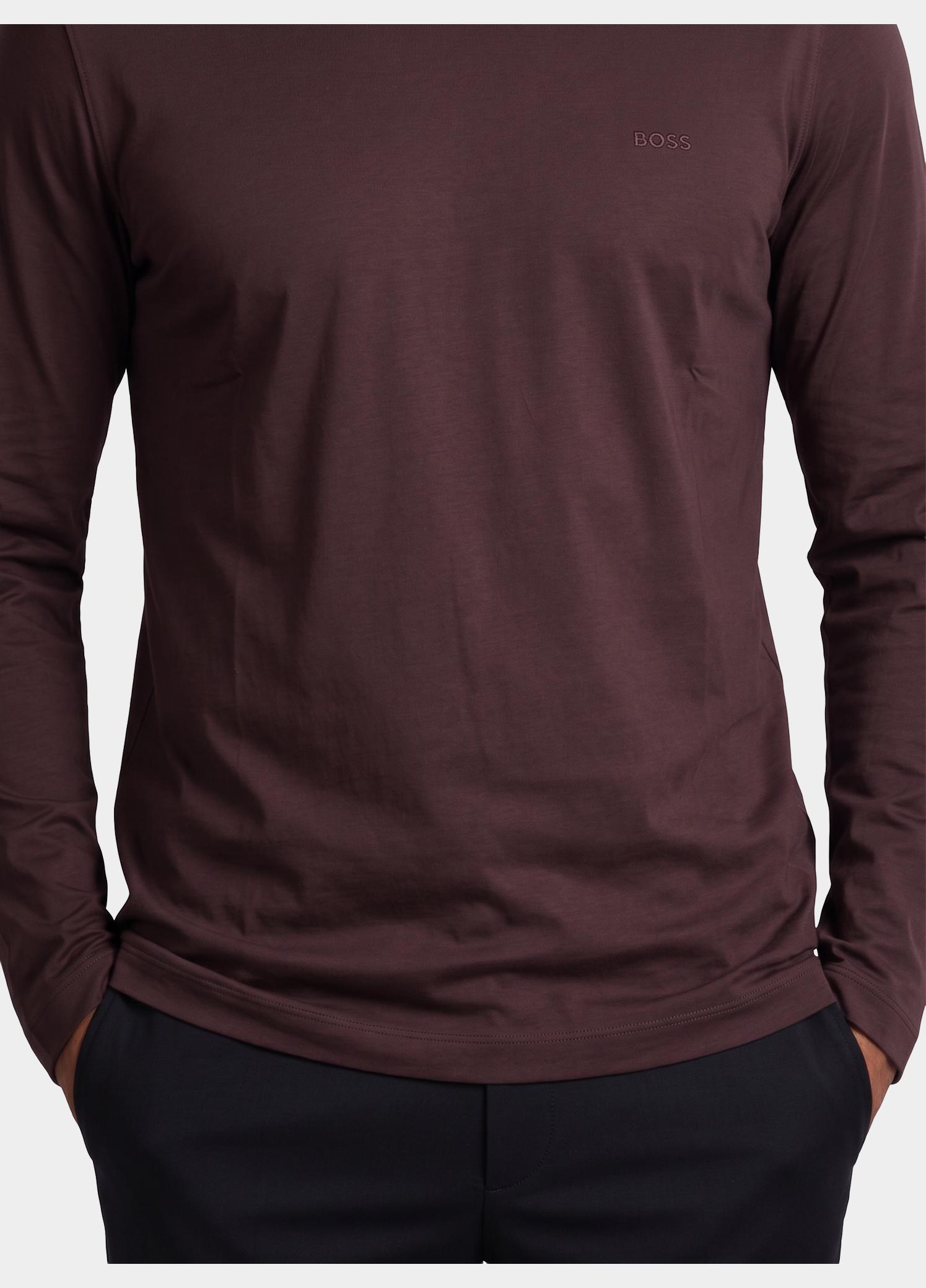 BOSS Black longsleeve heren Bruin H-Talley 01 10281524 01 50567762/209
