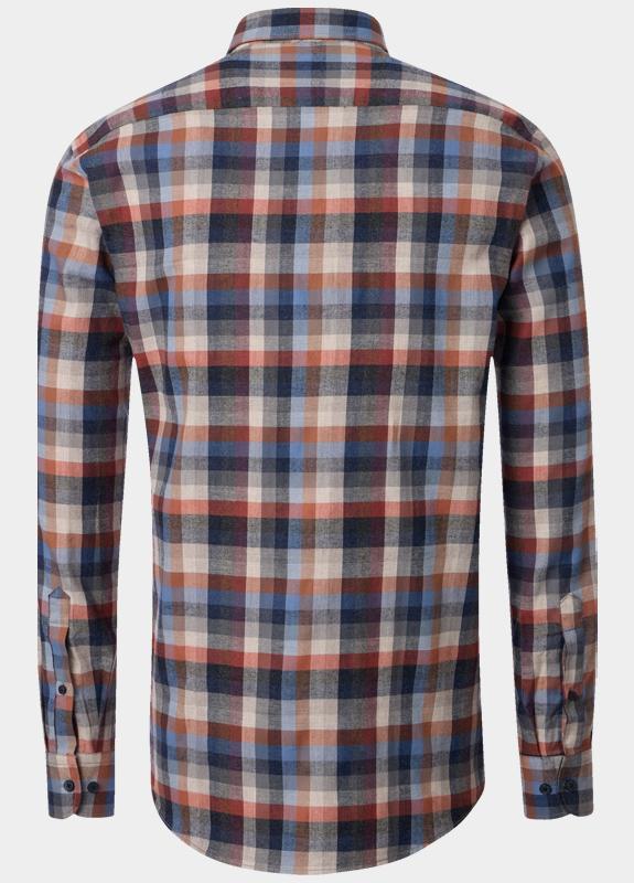 Casamoda Casual hemd lange mouw Grijs B.D. Casual Fit 454488100/750