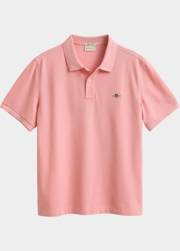 Gant Polo heren Roze Shield SS Pique Polo 2210/671