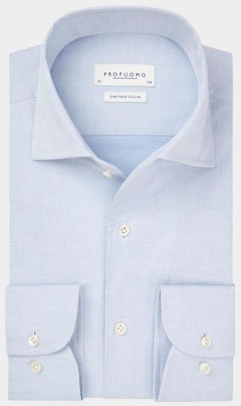 Profuomo Business hemd lange mouw Blauw  PPUH10023B/M