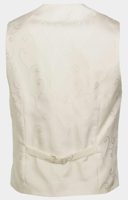 Masterhand Gilet Beige Trouw Gilet Creme met werkje 900.0477.7185.005/10