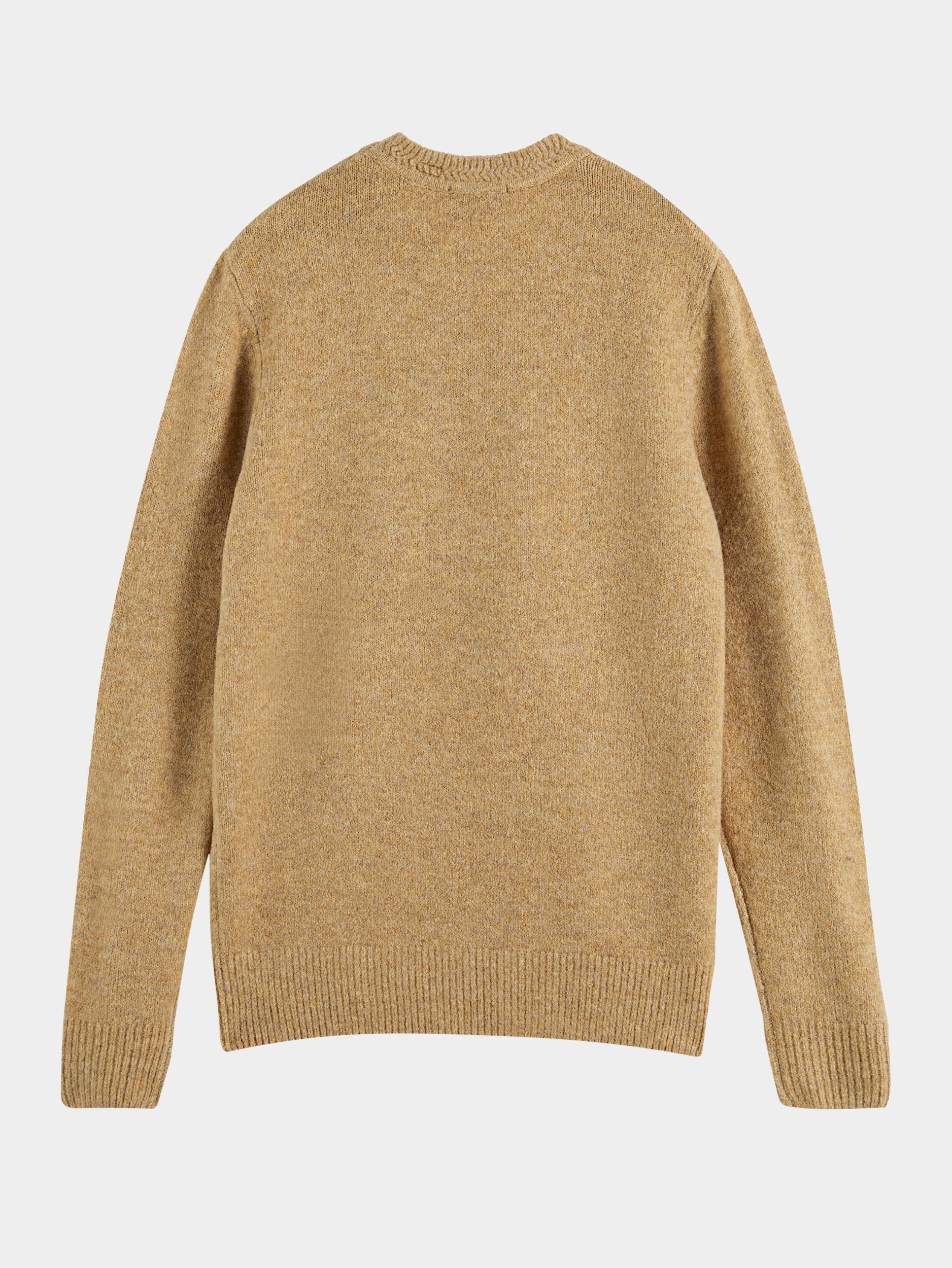 Scotch & Soda Pullover Beige Soft knit melange crewneck pul 169254/0610