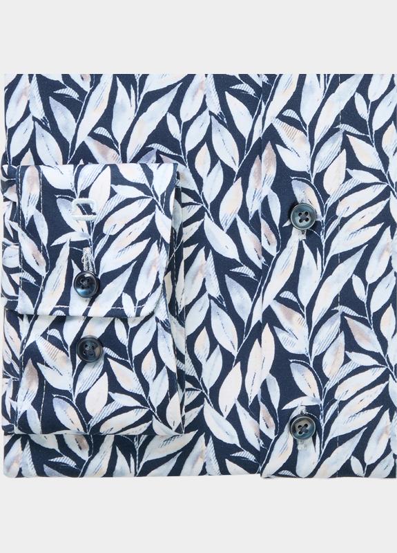 Olymp Zakelijk overhemd heren Blauw Luxor 24/Seven 134614/18