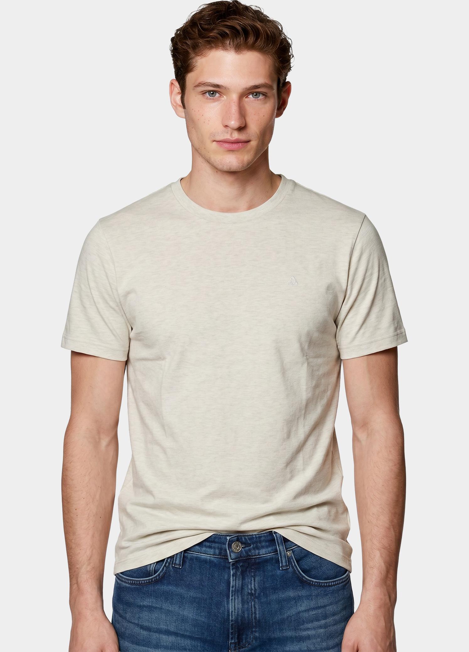 Scotland Blue T-shirt heren Beige Dynand T-shirt SPE25108DY42SB/820 sand