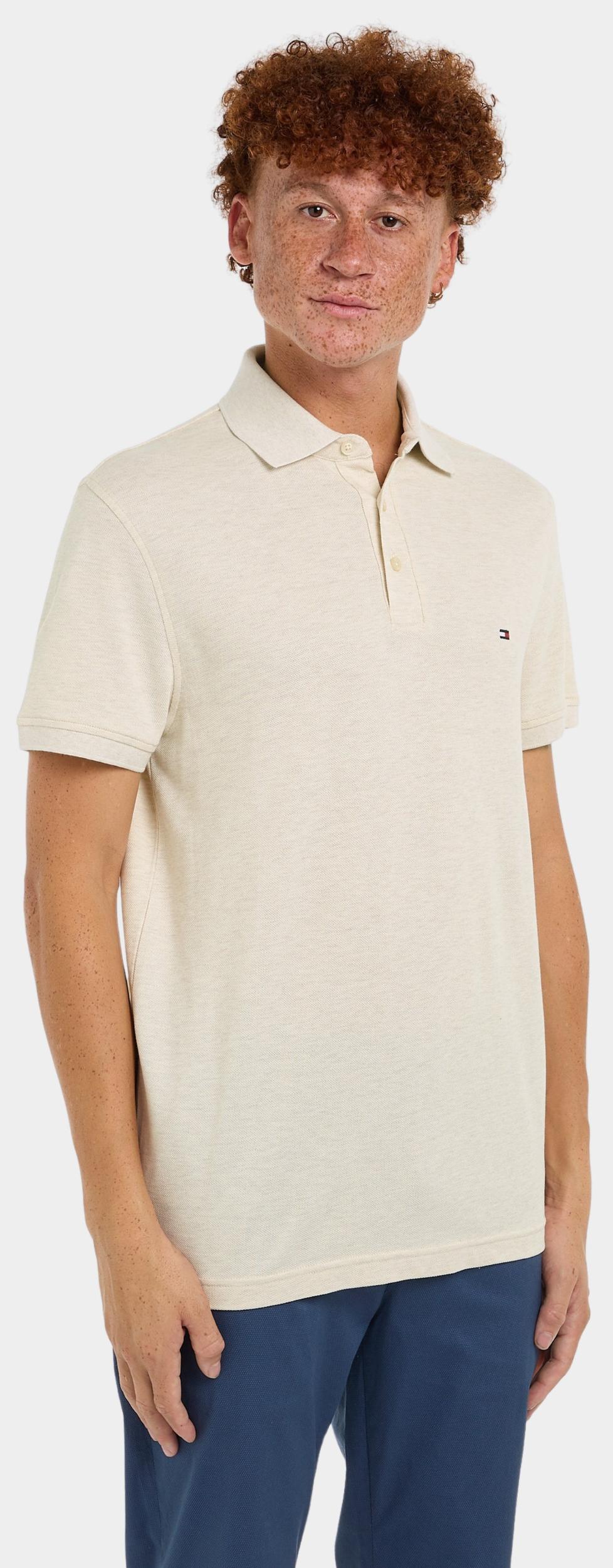 Tommy Hilfiger Polo korte mouw Beige 1985 Slim Polo MW0MW17771/HCX