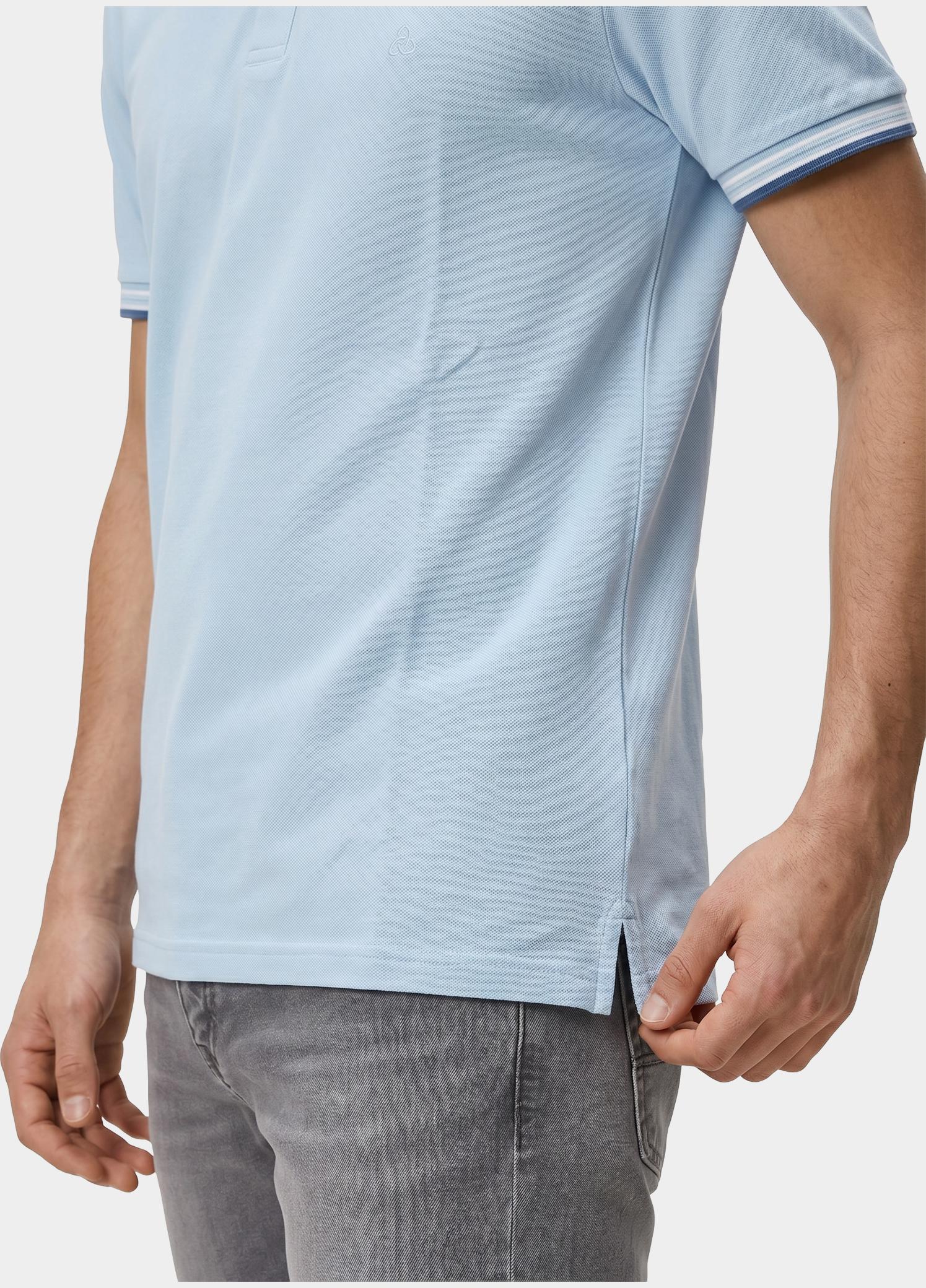 Scotland Blue Polo heren Blauw Brick Polo Plain Contrast Col SPE25108BR06SB/210 light blue