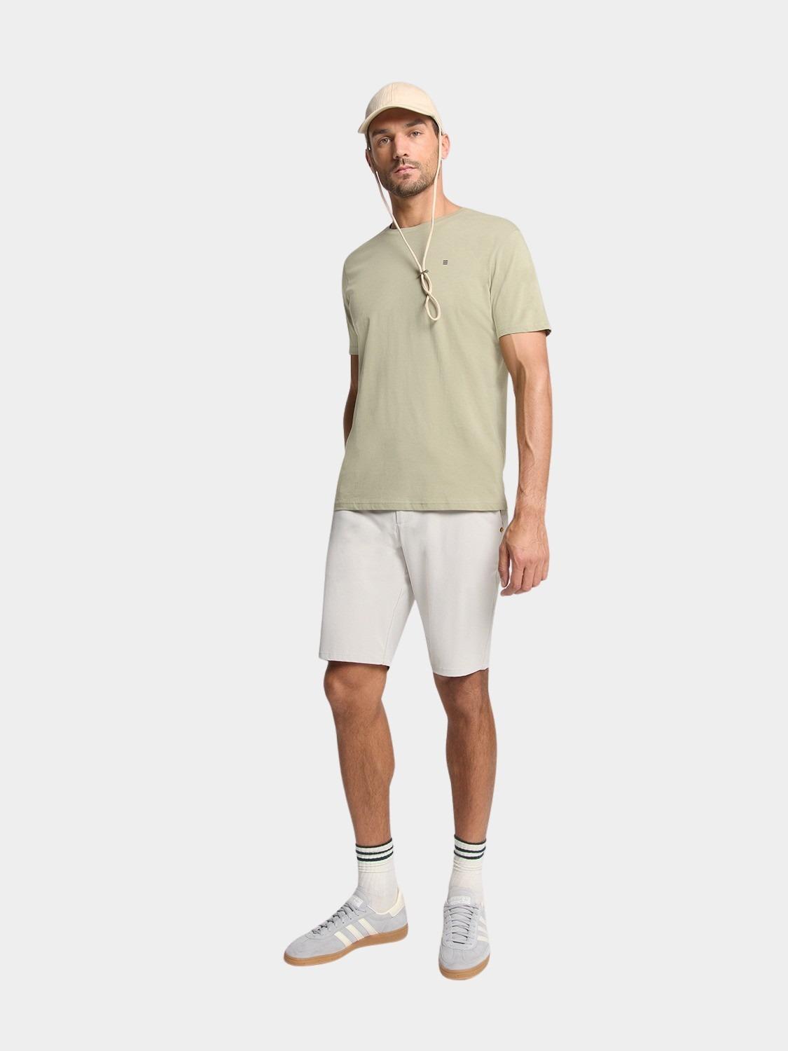 No Excess T-shirt korte mouw Groen T-Shirt Crewneck Solid Basic 29340701SN/197