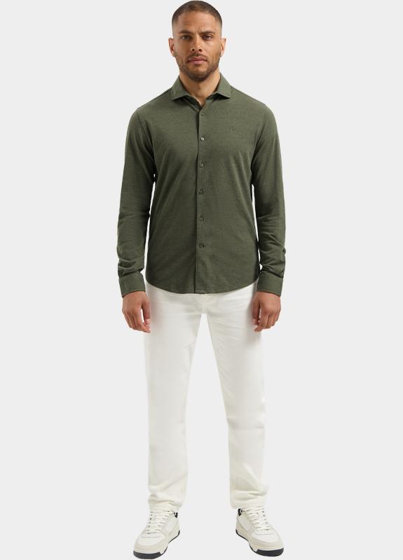 Dstrezzed Casual hemd lange mouw Groen Kirk Shirt 303714-NOS/524