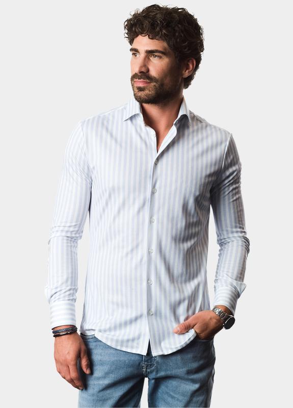 Ledub Business hemd lange mouw Blauw  0143465/120-000-000