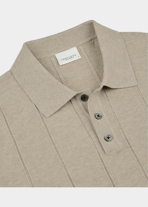 Profuomo Polo heren Beige  PPXD10030/E