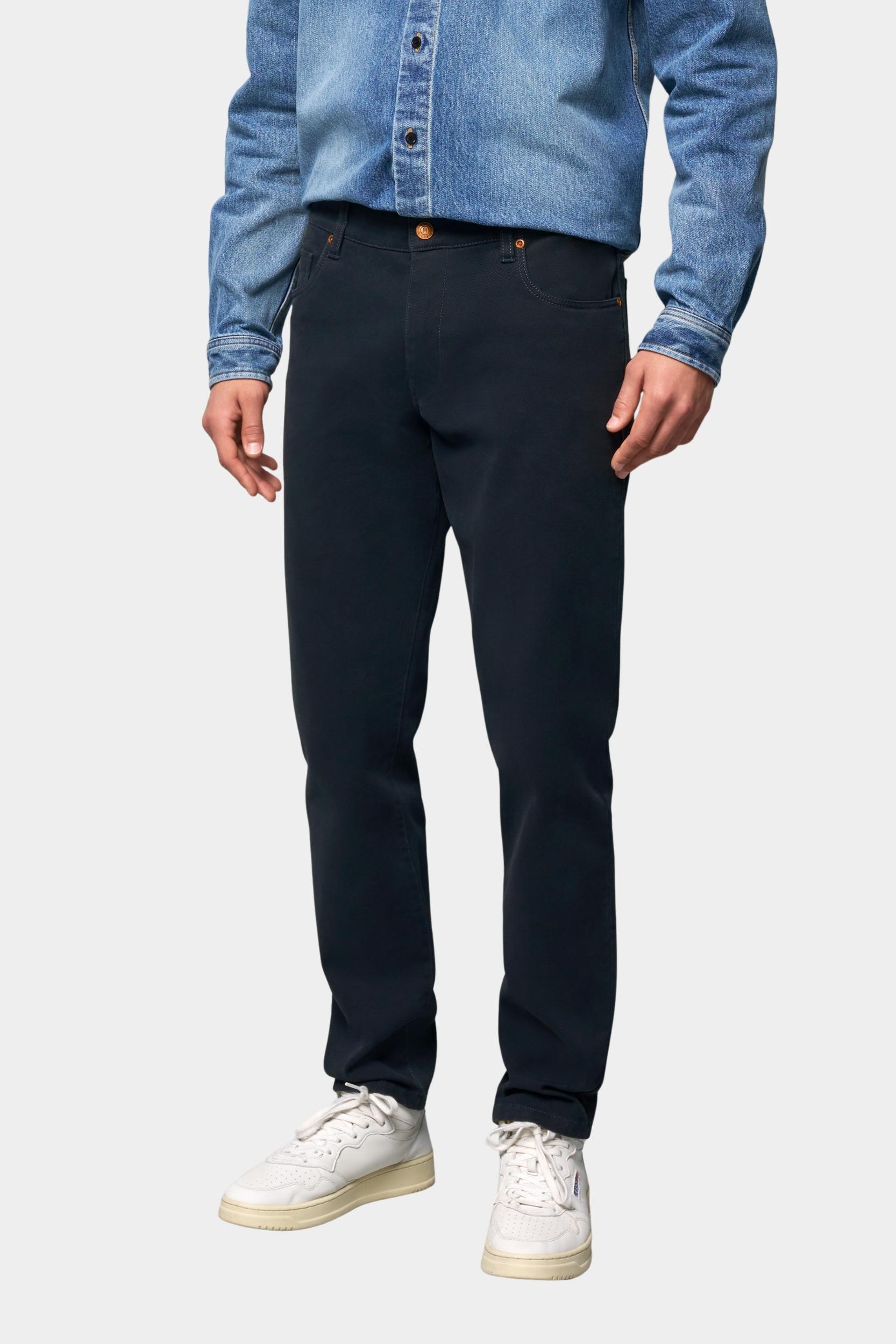 Meyer Katoenen Broek Blauw SLIM Art.2-6188 3612618800/16