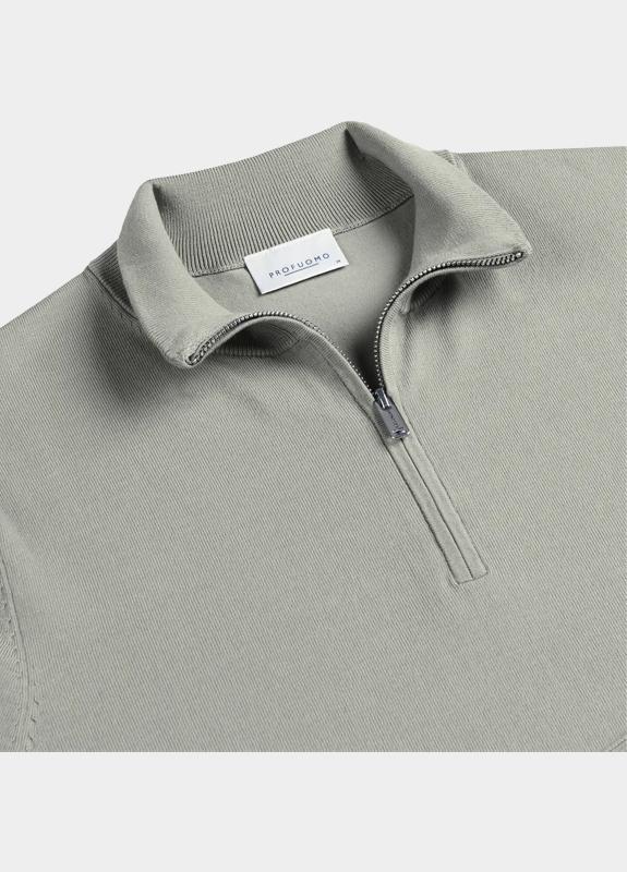Profuomo Half Zip Groen  PPWJ10007/G