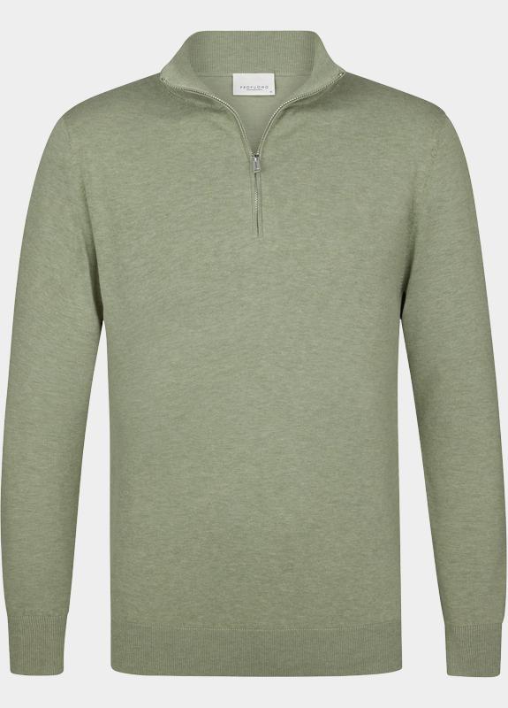 Profuomo Half Zip Groen  PPXJ10008/D