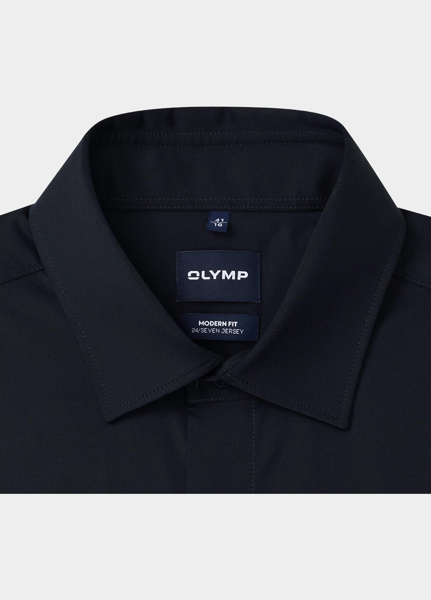 Olymp Zakelijk overhemd heren Blauw 24/7 Luxor mf D.6460 o.T. 124524/18