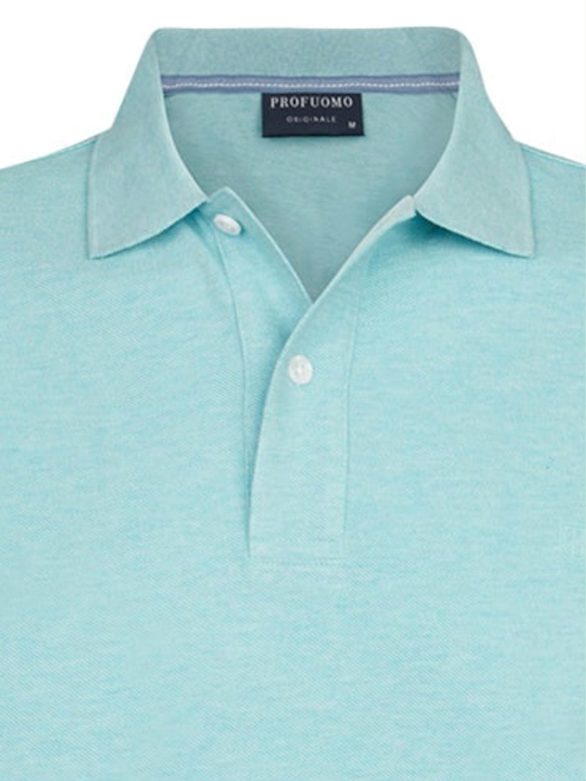 Profuomo Polo korte mouw Blauw  PPSJ1A0014/O