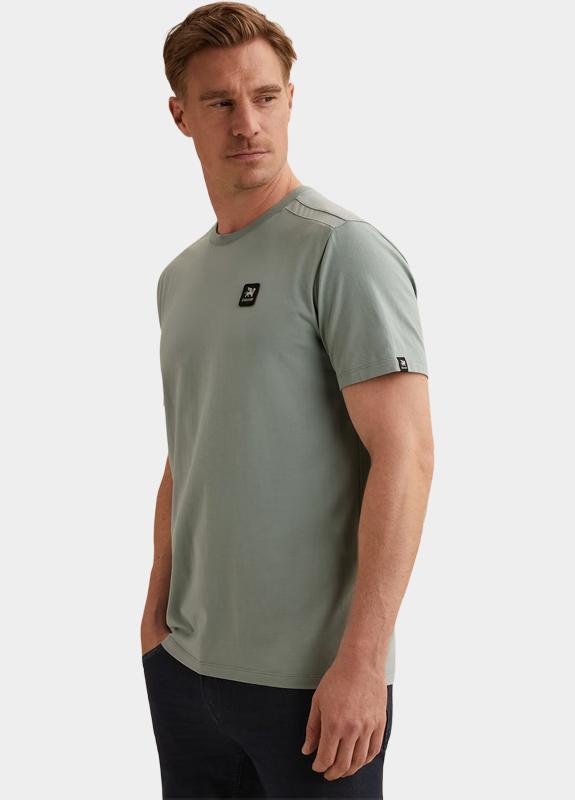 Vanguard T-shirt korte mouw Blauw Short sleeve r-neck cotton el VTSS2602502/5144