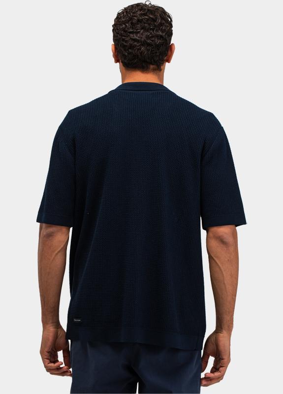 Butcher of Blue Casual hemd korte mouw Blauw Durrow M2616005/890