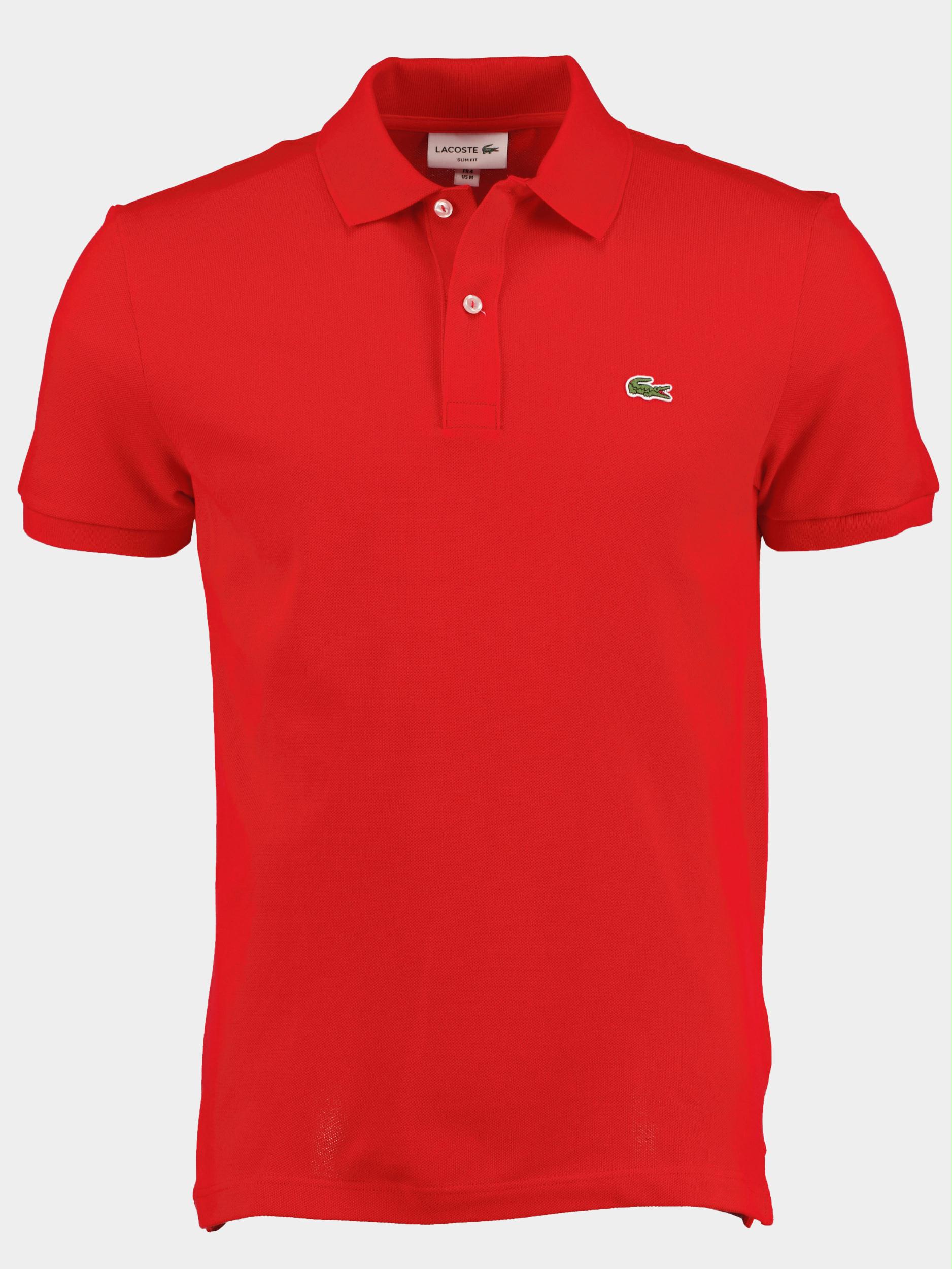 Lacoste Polo korte mouw Rood rode polo PH4012/240