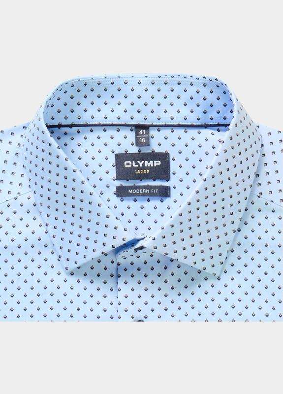 Olymp Zakelijk overhemd heren Blauw Luxor 123814/11
