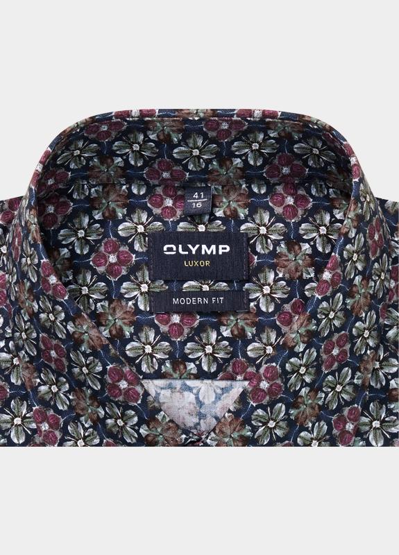 Olymp Zakelijk overhemd heren Blauw Luxor 120384/18