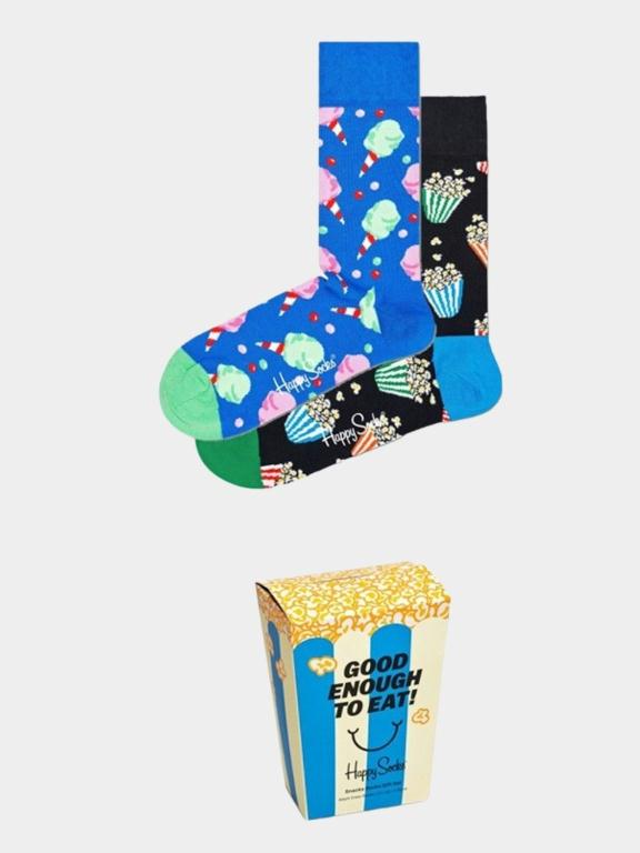 Happy Socks Sokken Multi Xnacks  Gift Box cadeaubox XSNA02/6300