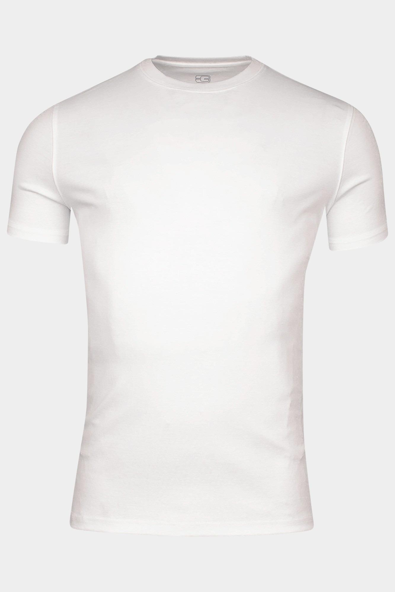 Giordano T-shirt korte mouw Wit Luca T-shirt short sleeve Liq NOS5078/10