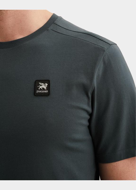 Vanguard T-shirt korte mouw Blauw Short sleeve r-neck cotton el VTSS2604532/5108