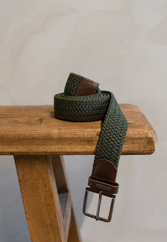 Dstrezzed Riem Groen DS_Braided Belt 651238/524