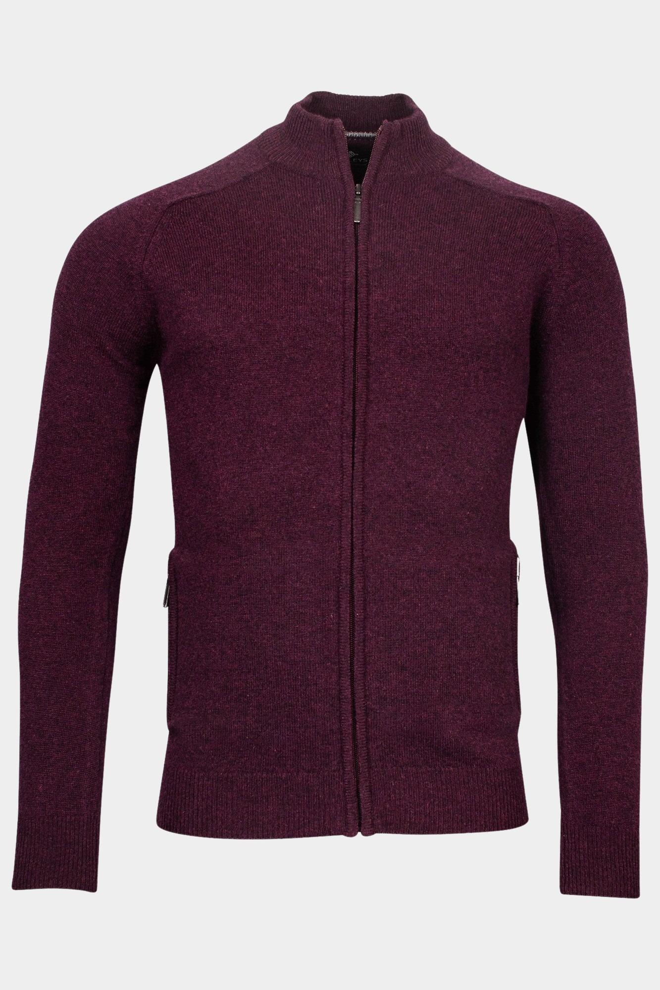 Baileys Vest Paars Cardigan Zip  single knit 320096/395
