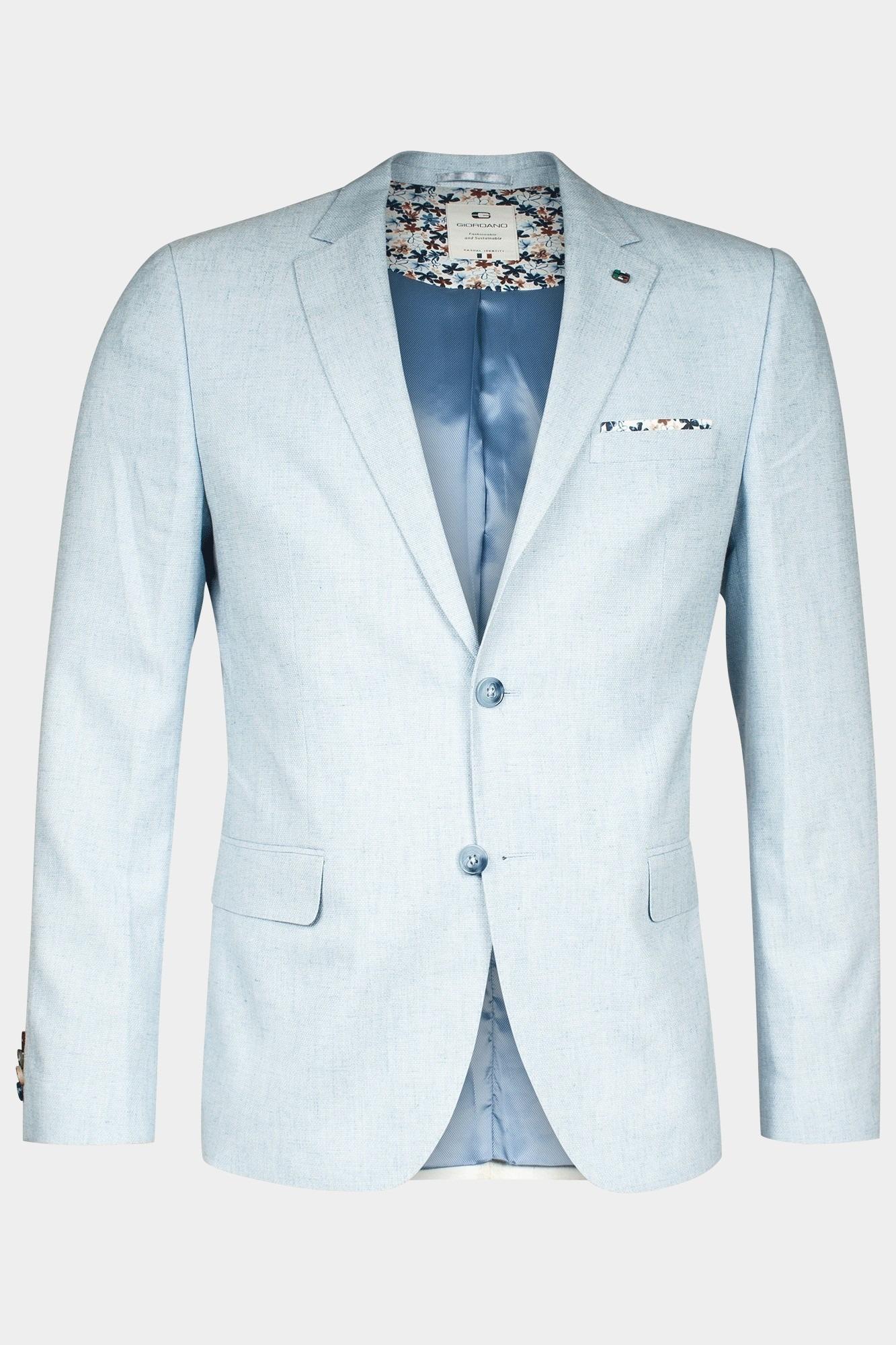 Giordano Blazer Blauw Robert fully lined Plain line 512602/61