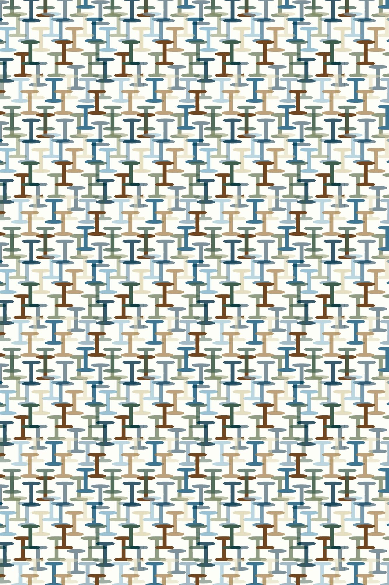 R.B. Boston Casual hemd lange mouw Multi Regular Fit 100% Cotton 527670/718