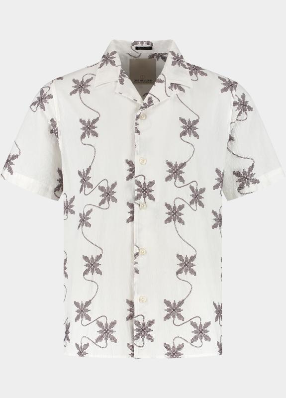Dstrezzed Casual hemd korte mouw Beige Max Resort Shirt 311513/107
