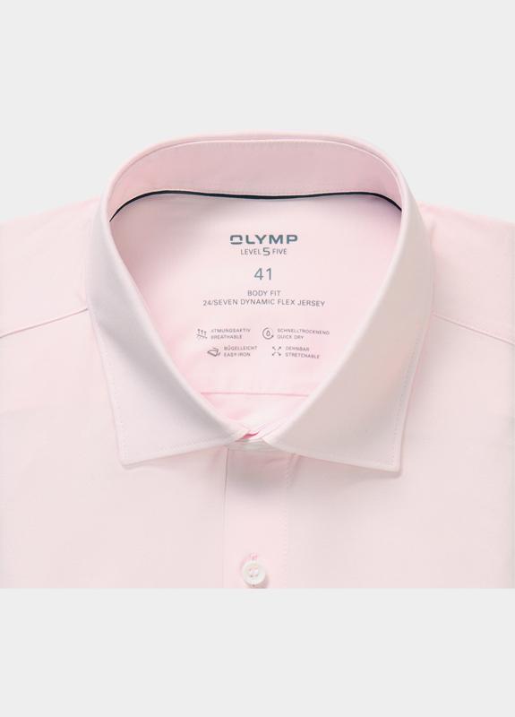 Olymp Zakelijk overhemd heren Roze Level Five 24/Seven 200864/31