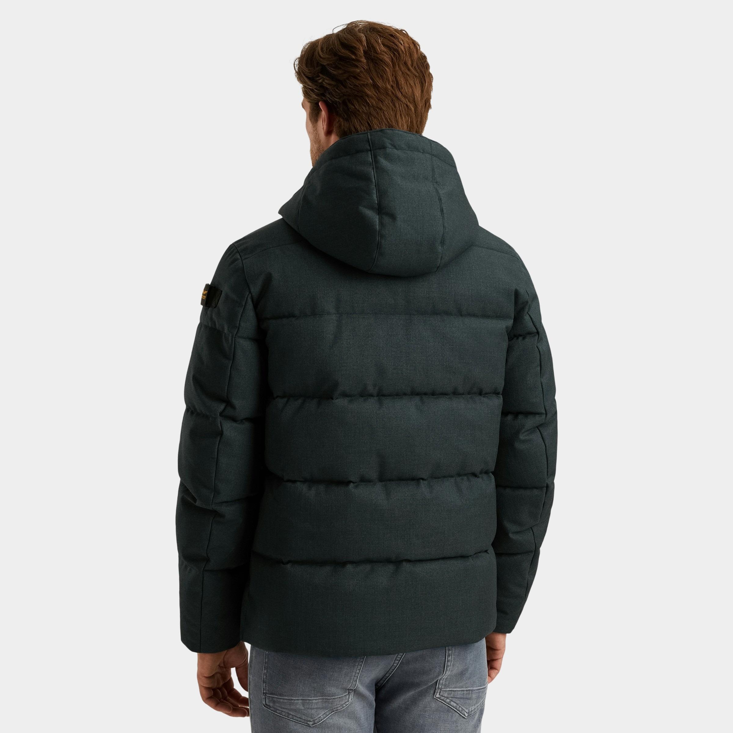 PME Legend Winterjack Blauw Semi long jacket YETCRAFT Mel PJA2508116/5125