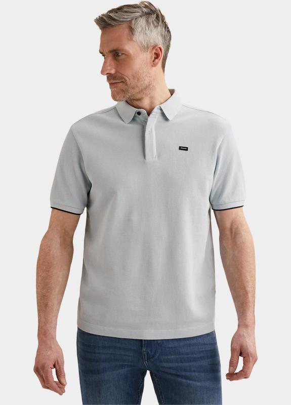 Vanguard Polo korte mouw Blauw Short sleeve polo four tuck p VPSS2603822/4295