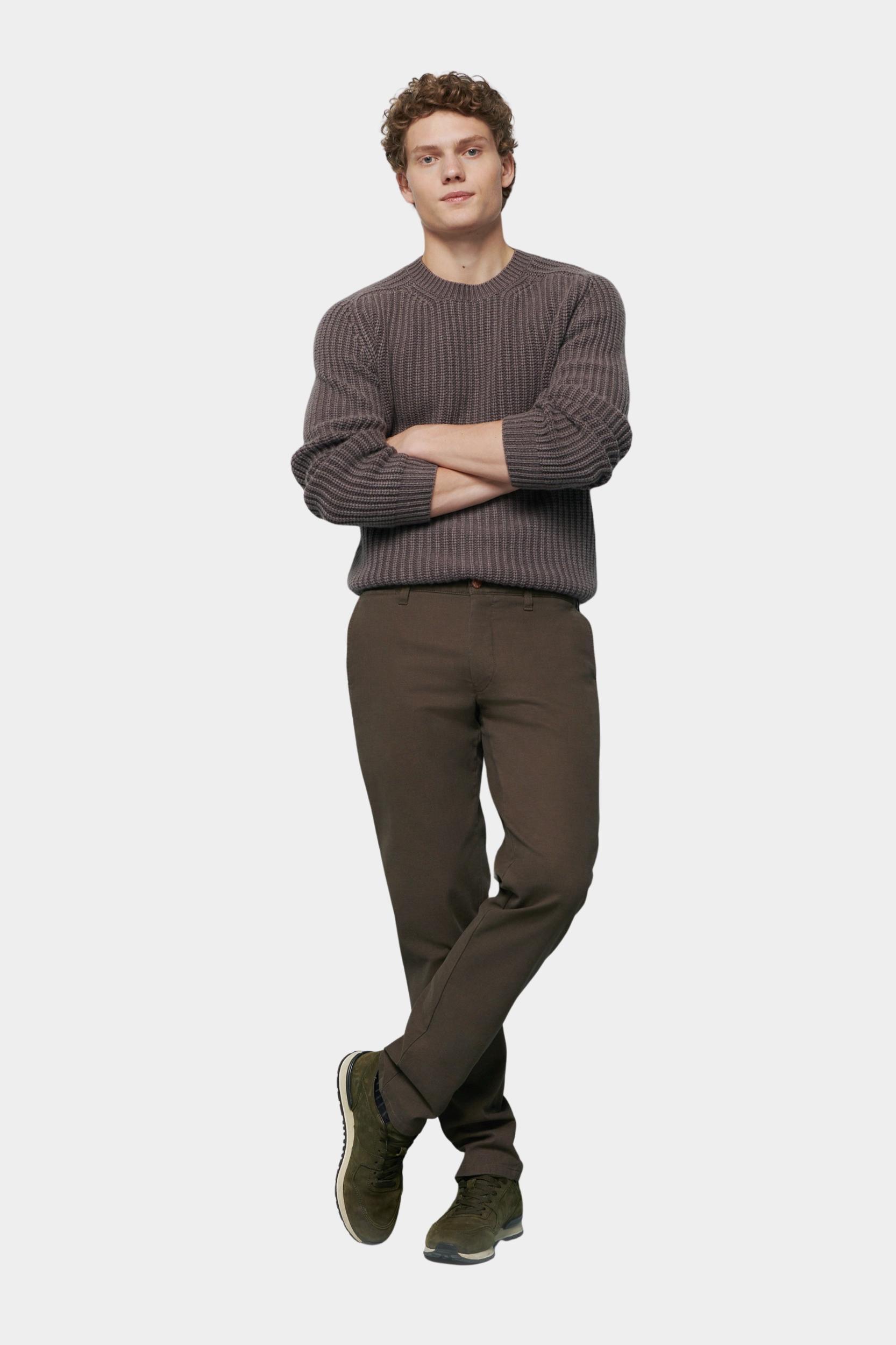 Meyer Katoenen Broek Beige CHINO Art.2-6171 3642617100/34