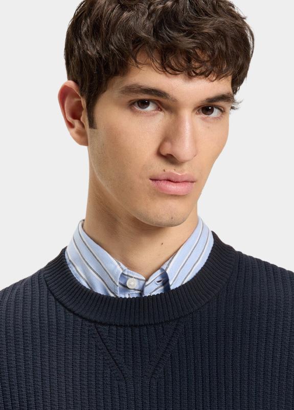 BOSS Orange Pullover Blauw Apokko 10272315 01 50543693/404