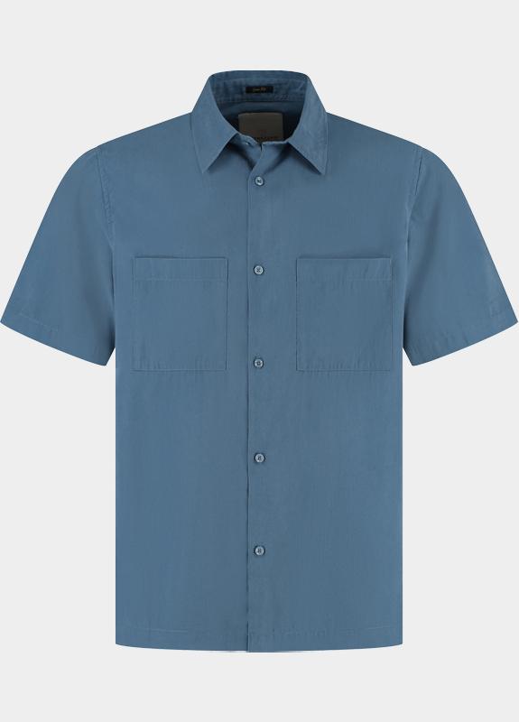 Dstrezzed Casual hemd korte mouw Blauw Samuel Summer Shirt 311516/621