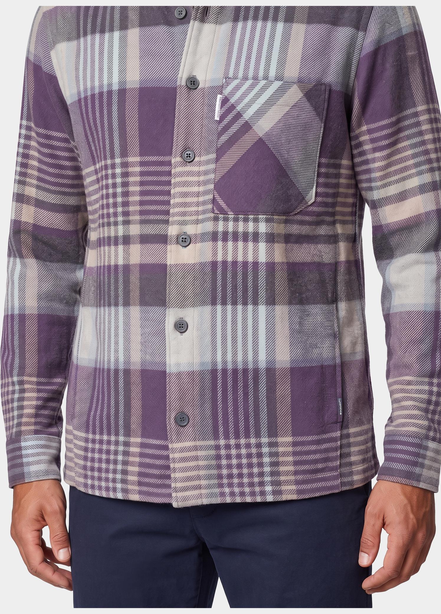 Cast Iron Overhemd heren Blauw Long sleeve shirt Wool blend CSI2609233/4163