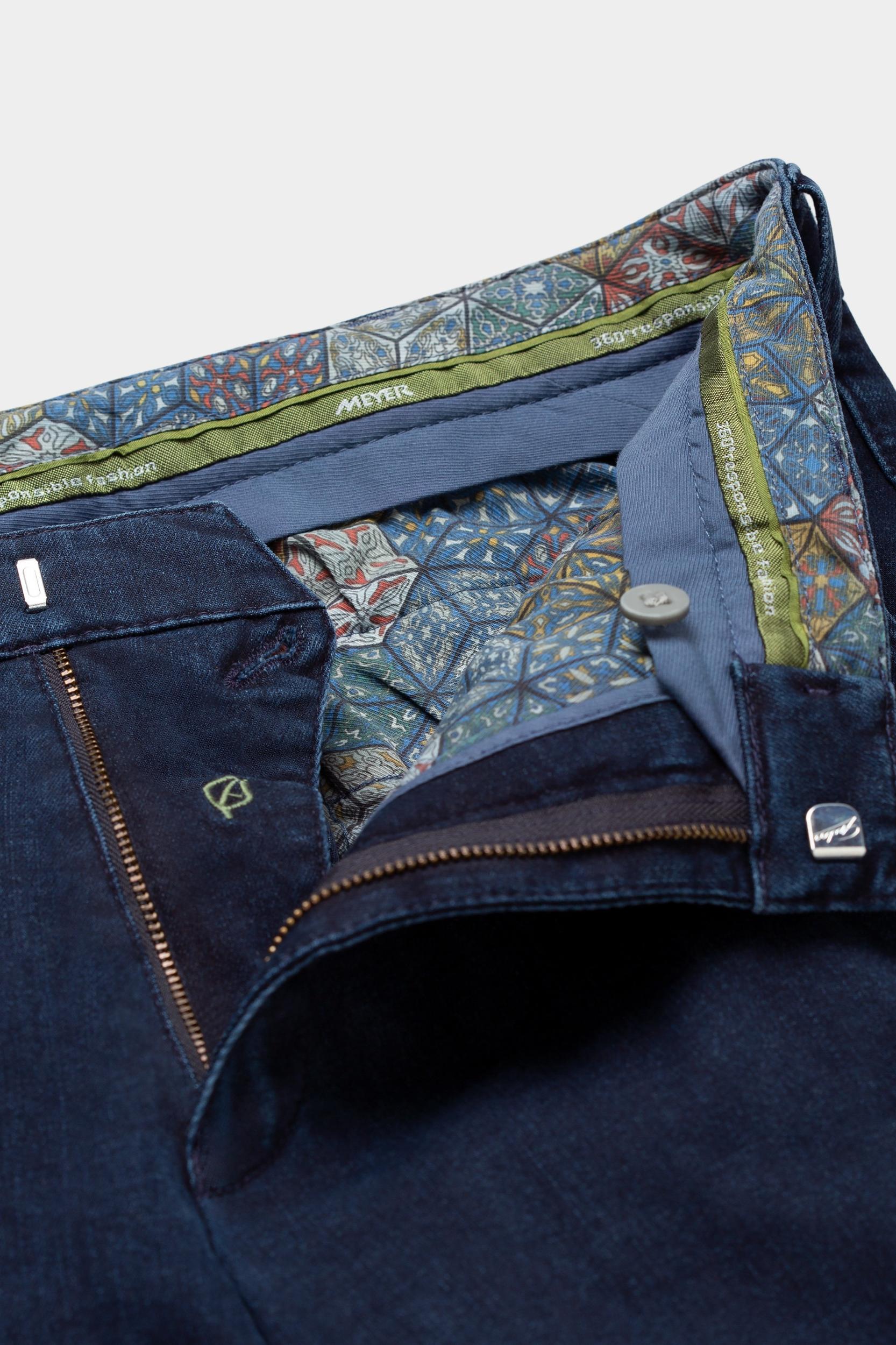 Meyer Flatfront Jeans Blauw BONN Art.2-4545 1022454500/18