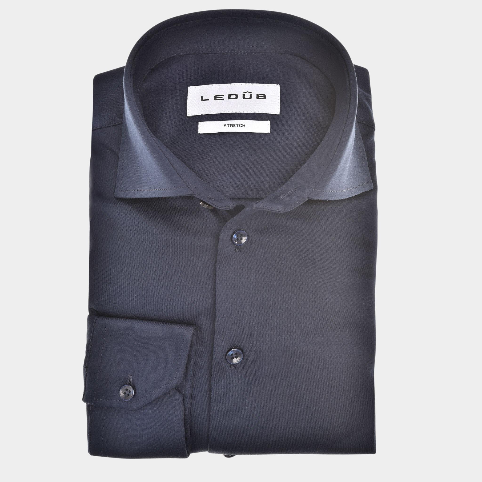 Ledub Business hemd lange mouw Blauw  0143000/180-000-000