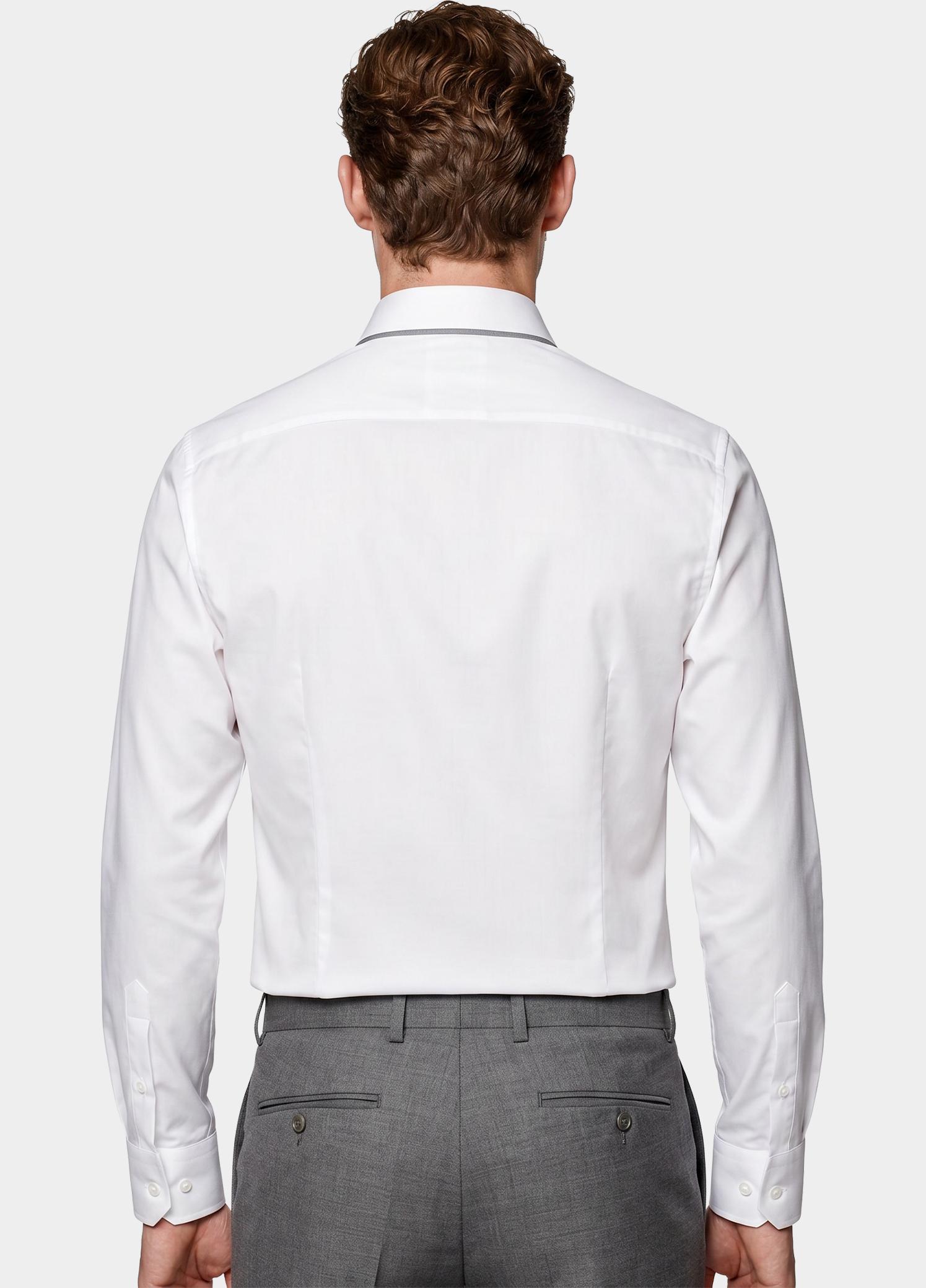 Venti Business hemd lange mouw Wit Kent Modern Fit 123963800/000