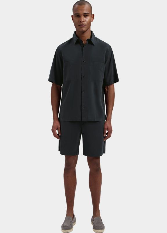 Dstrezzed Casual hemd korte mouw Zwart Samuel Summer Shirt 311516/999